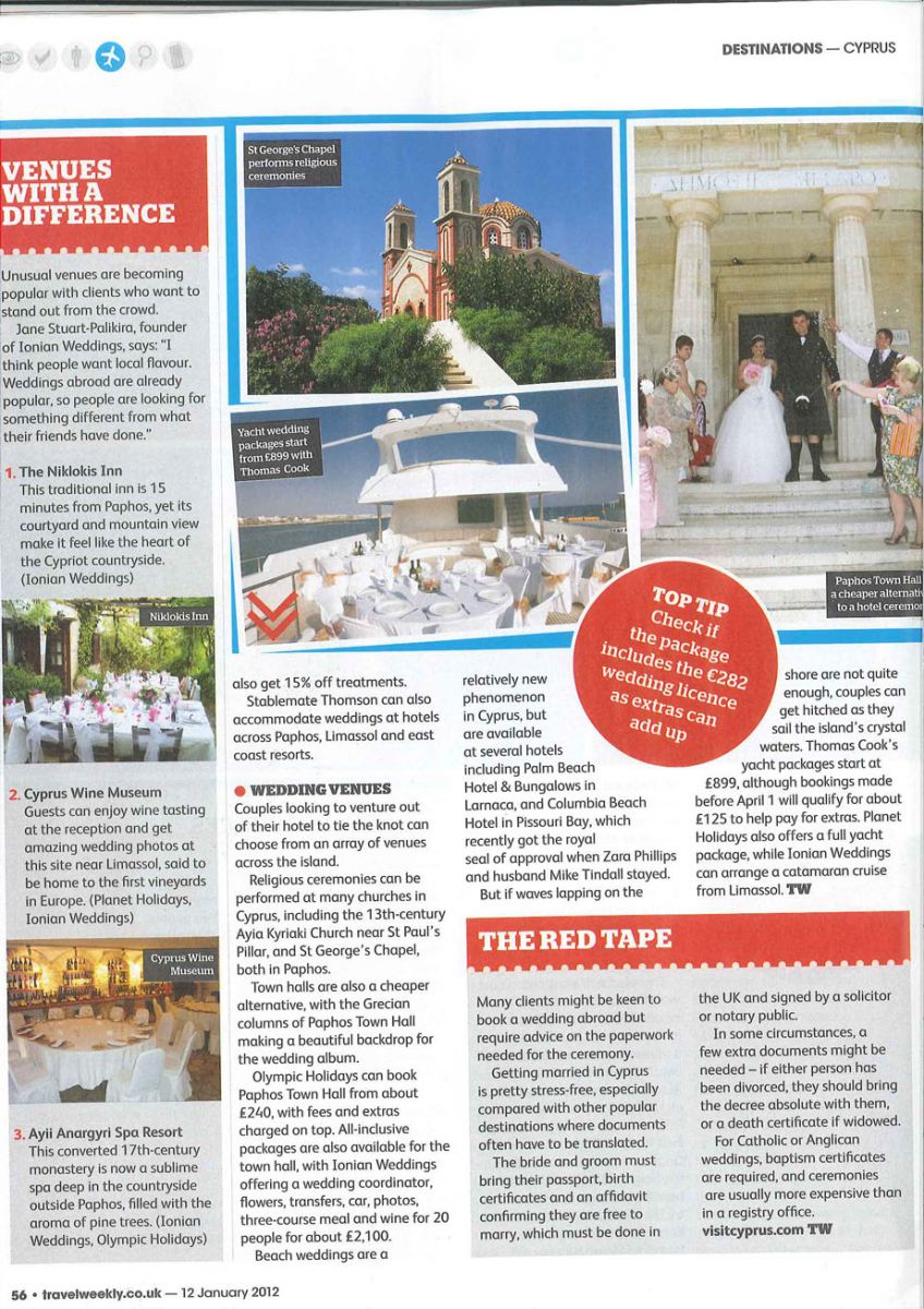 Travel Weekly 12 January P56 Travel Weekly 12 January P56