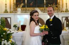 Fiona & Ian, Catholic wedding in Zante with beach party reception