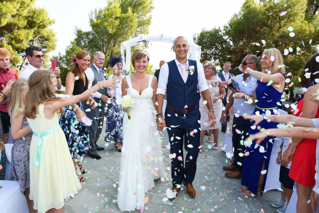 Bourtzi Ceremony & Waterfront Reception | Ionian Weddings